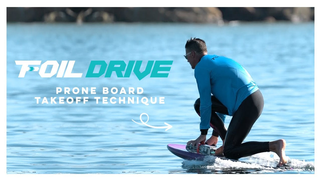 Low Volume Prone Board Takeoff Foil Assist Technique | Foil Drive Masterclass Series